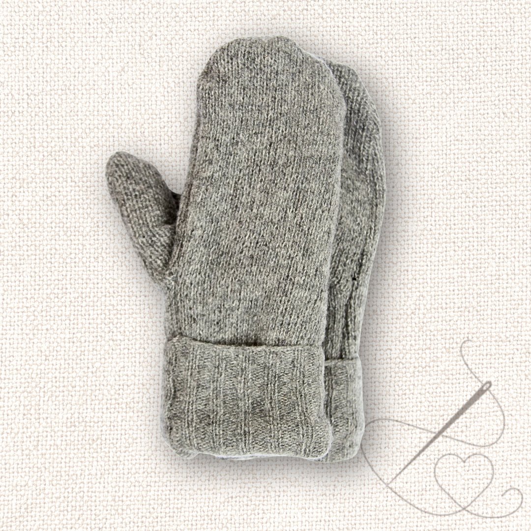 Medium Mittens Gray
