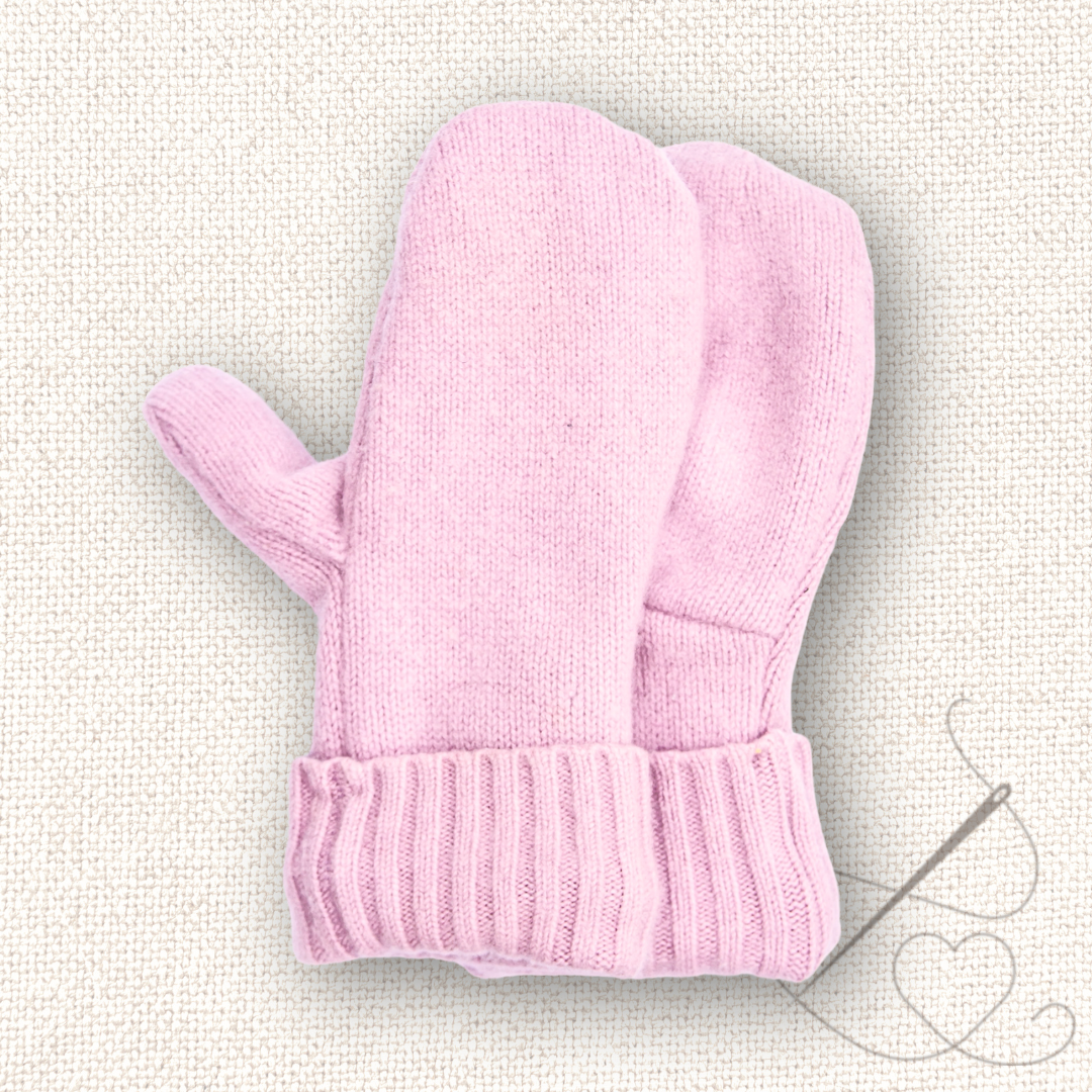 Medium Mittens Light Pink