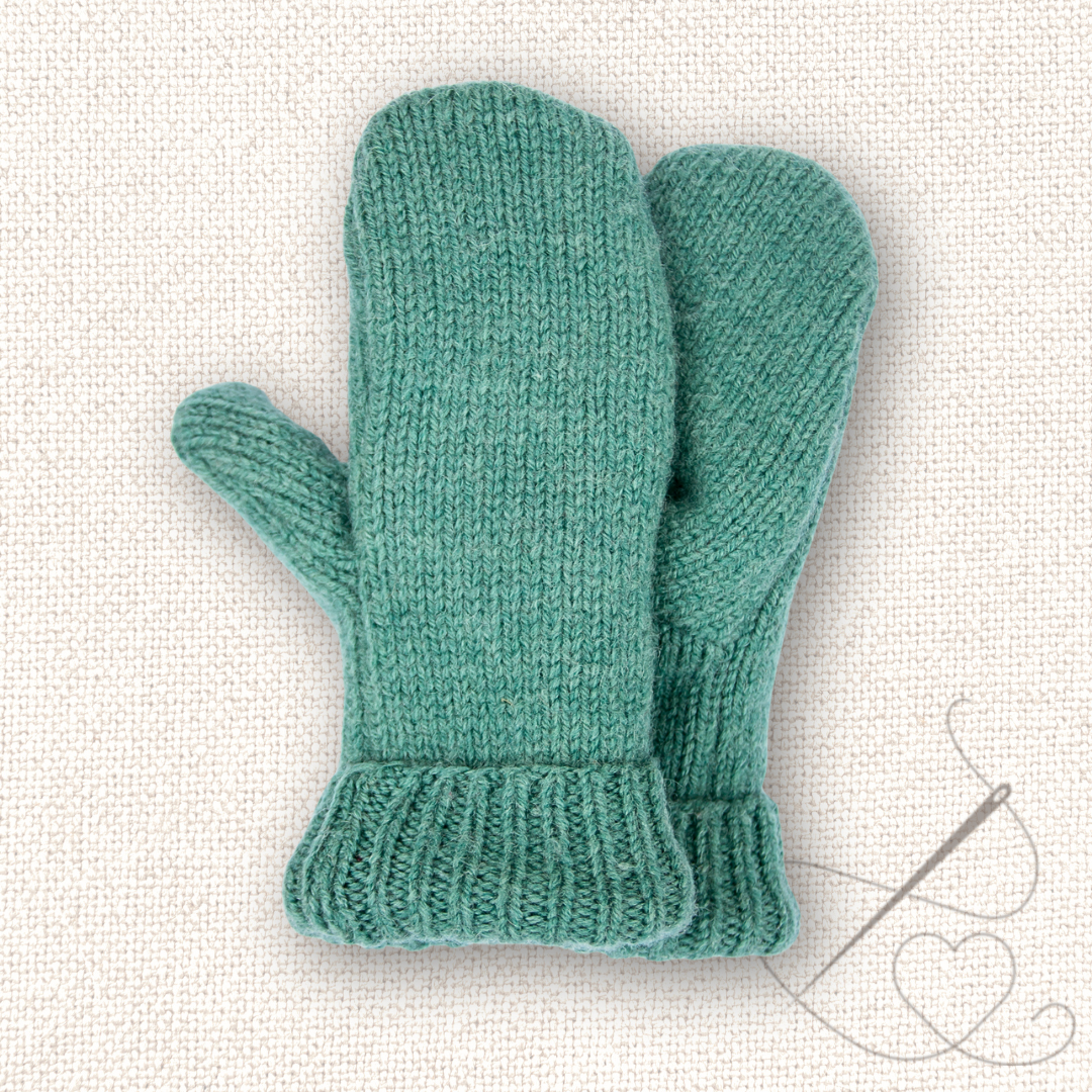Medium Mittens Teal