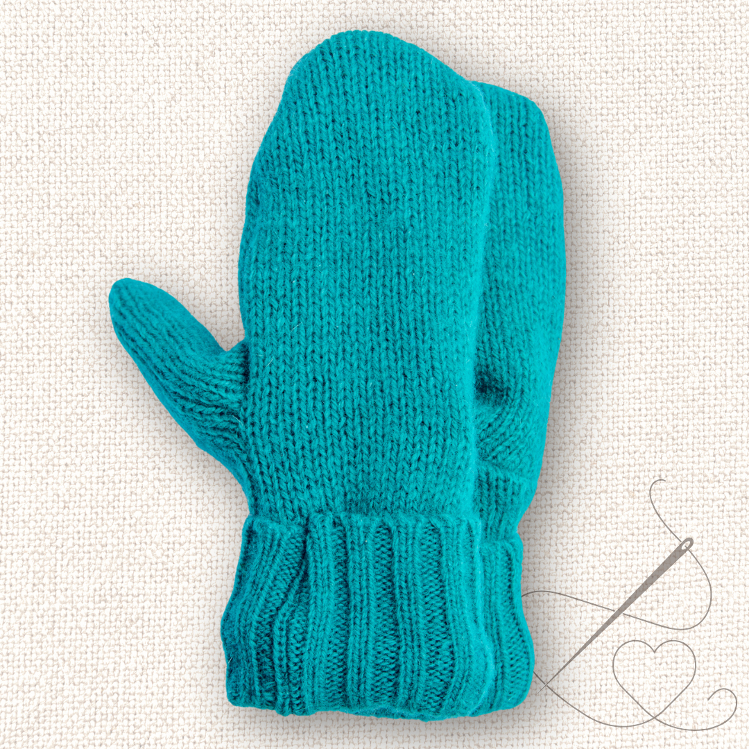 Children's Mittens Teal