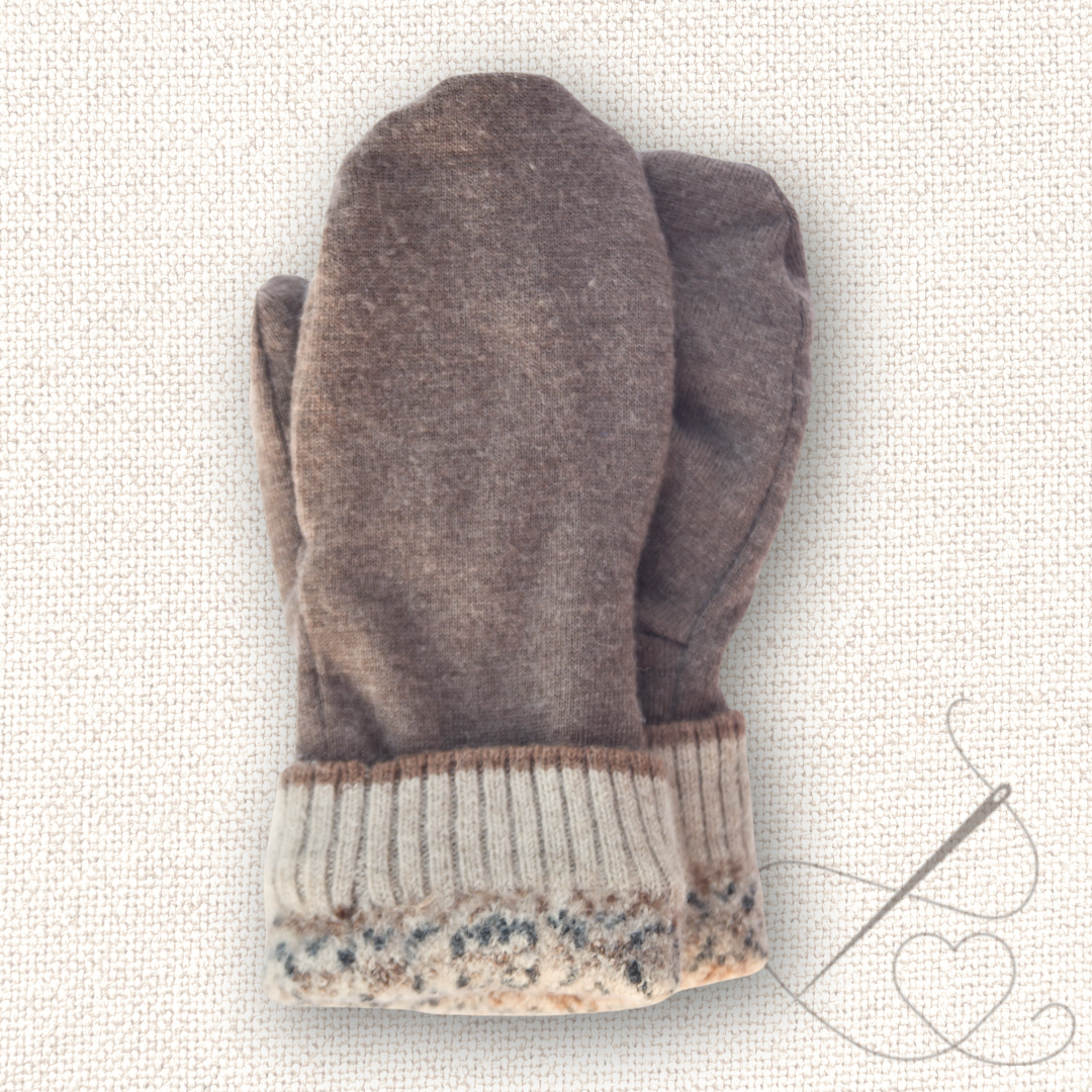 Medium Mittens Light Brown