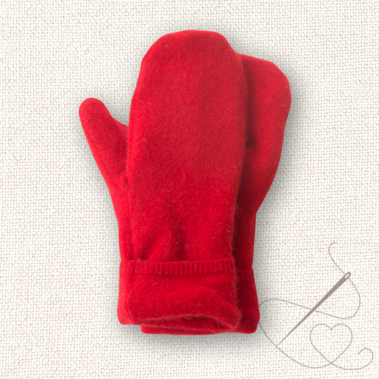 Small Mittens Red